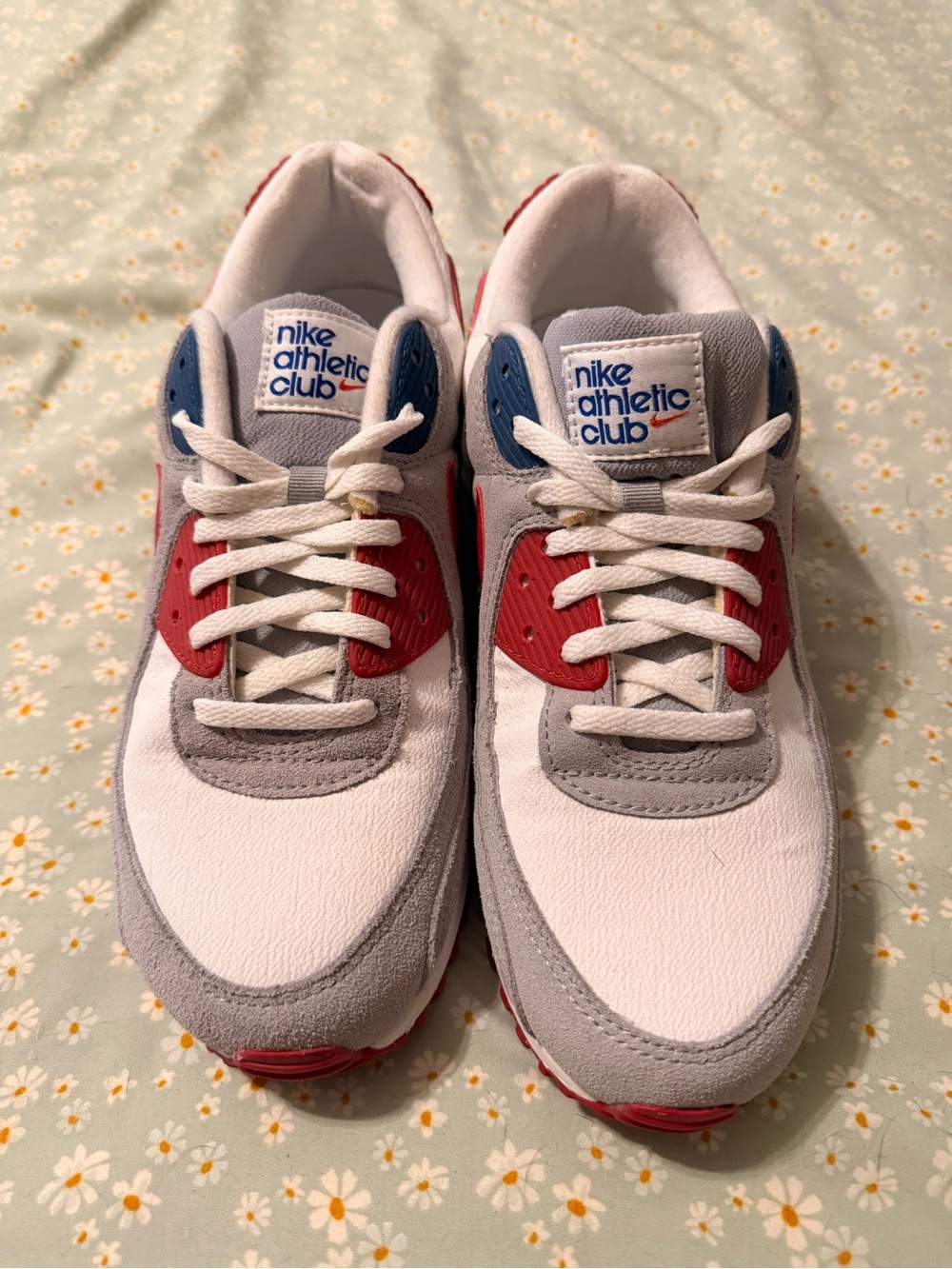 Nike White Red Blue Athletic Sneakers